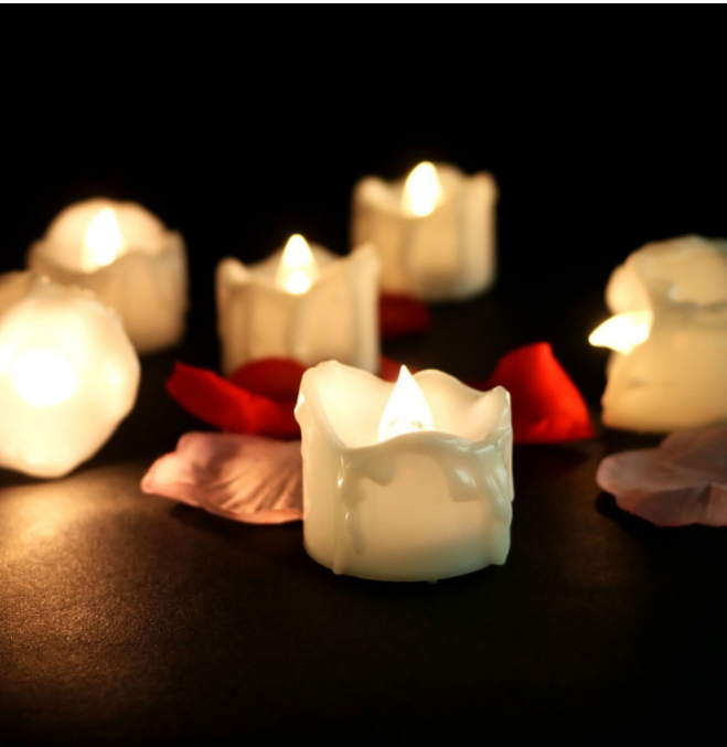 Flickering Tea light include battery Remote Control LED Candle bougie  Electric chandelle party birthday candles