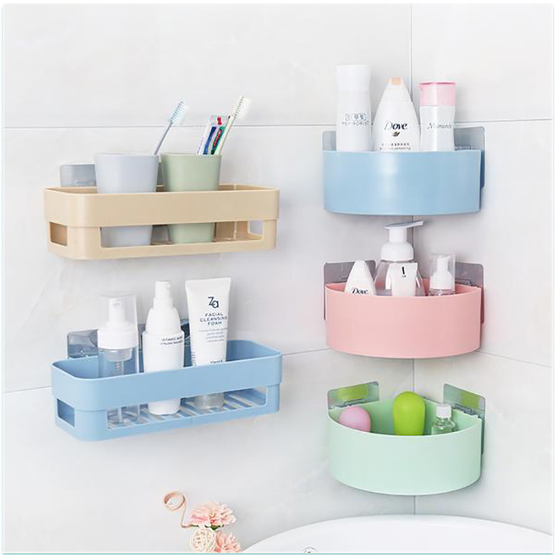 Bathroom Kitchen Storage Shelf Kitchen Wall Hang Drain Bathroom Organizer Rectangle Semicircle Bathroom Organize Cocina