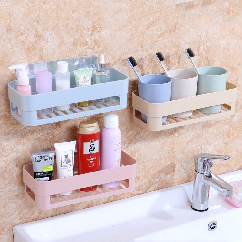 Bathroom Kitchen Storage Shelf Kitchen Wall Hang Drain Bathroom Organizer Rectangle Semicircle Bathroom Organize Cocina