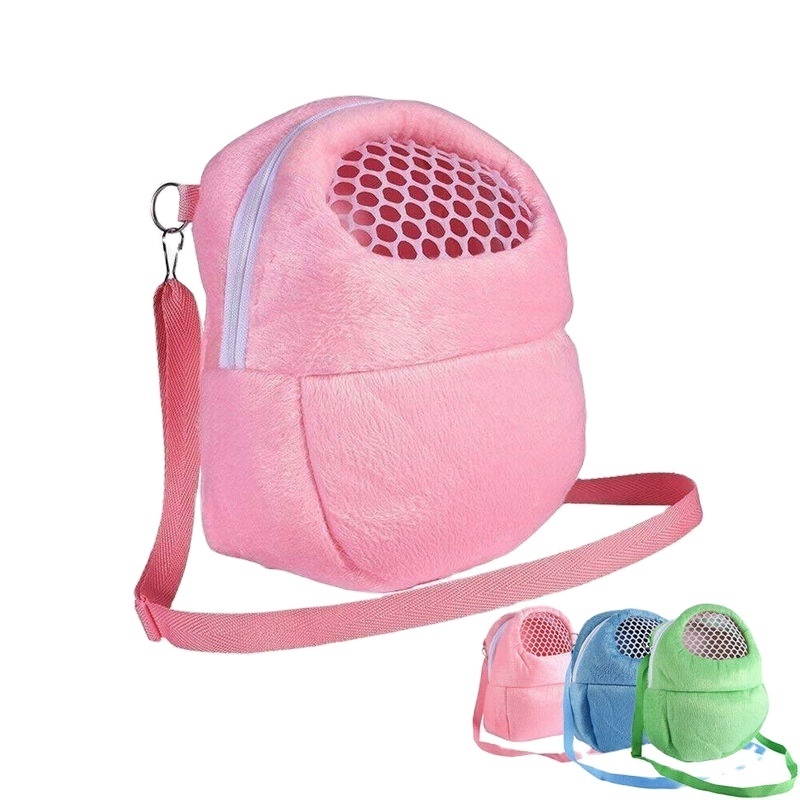 Small Pet Carrier Guinea Pig Carry Pouch Breathable Bag Hamster Chinchilla Travel Warm Bag Pet Cage Rabbit Accessories Rat Leash