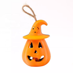 Halloween Candle Light LED Colorful Candlestick Lamp Ornaments Props Happy Halloween Party Decoration Props Pumpkin Candle Light