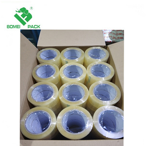 Hot sale Bopp clear packaging tape acrylic transparent box sealing tape