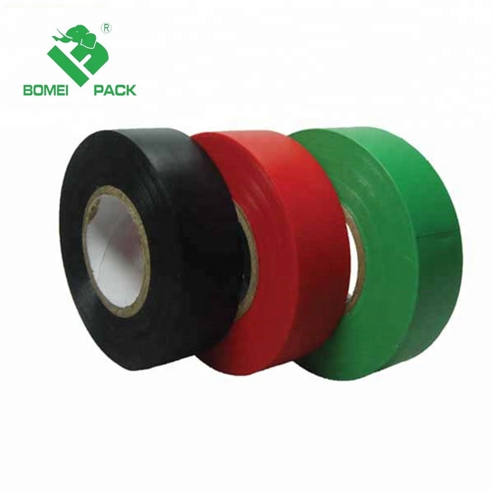 Kaidi wholesale electrical tape insulation tape red, yellow, blue, green, black, white flame-retarded with PVC film