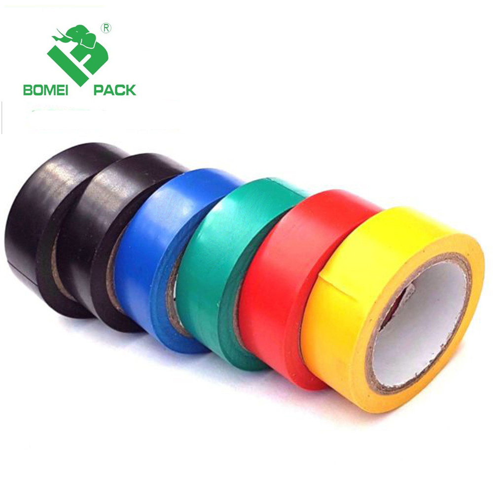 Heat Resistant Colorful Black/White/Blue PVC Insulation Adhesive Tape