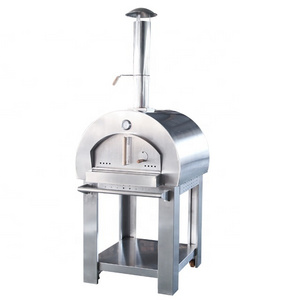 Outdoor Multi-Fuel Gas Charcoal Pellet Wood Fired Pizza Oven With Pizza Stone