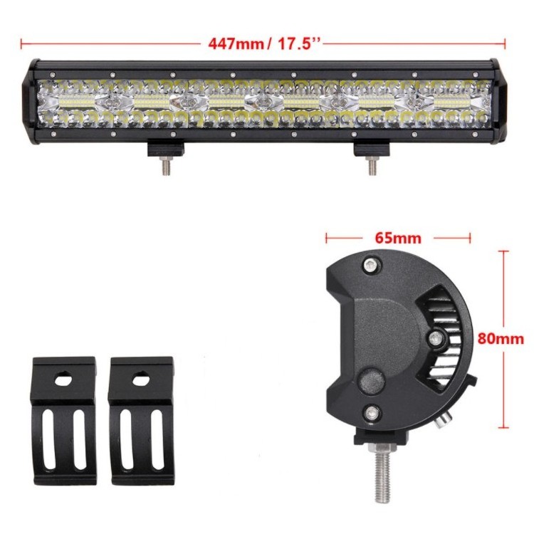 Manufacturers direct sales new style three rows 360W Led working lights auto for suv vehicle roof lights strip lights