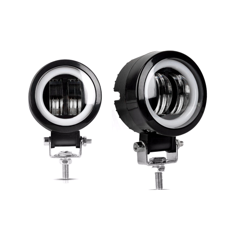 LED Worklight Cross Country Lights LED Headlights New LED Worklight Fog Lights 20W Circular Aperture White Blu-ray Angel Eyes