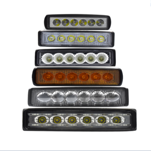 Factory direct selling style 6inch led light bar 12-24V 6led 6000K 18W led single row led work light for Motorcycle truck offroa