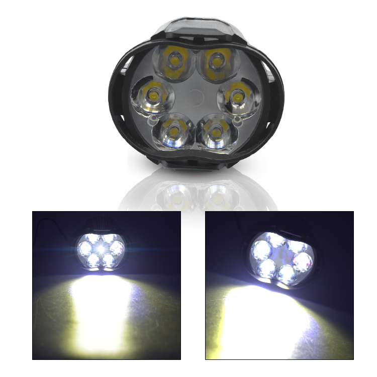 Motorcycle accessories LED headlamp headlight modification super bright 6LED spotlights waterproof spot outside