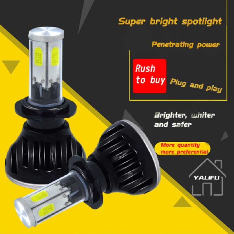 Factory wholesale 40W 8000lm modified LED far and near lights  4sides LED lights H1 H7 H11 G5 LED car headlights for auto