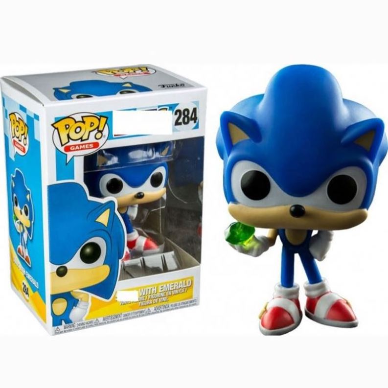 Fun-ko Pop Sonic Action Figure 283 Hedgehog Model Toys 10cm