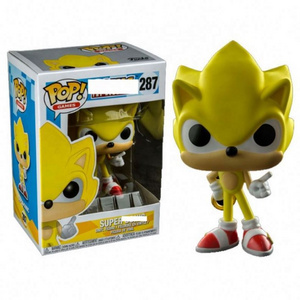 Fun-ko Pop Sonic Action Figure 283 Hedgehog Model Toys 10cm