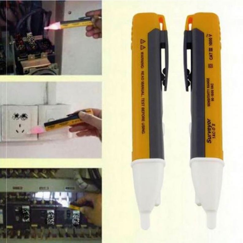 Portable non-contact electric test pen safety induction electric pen multi-function with LED light