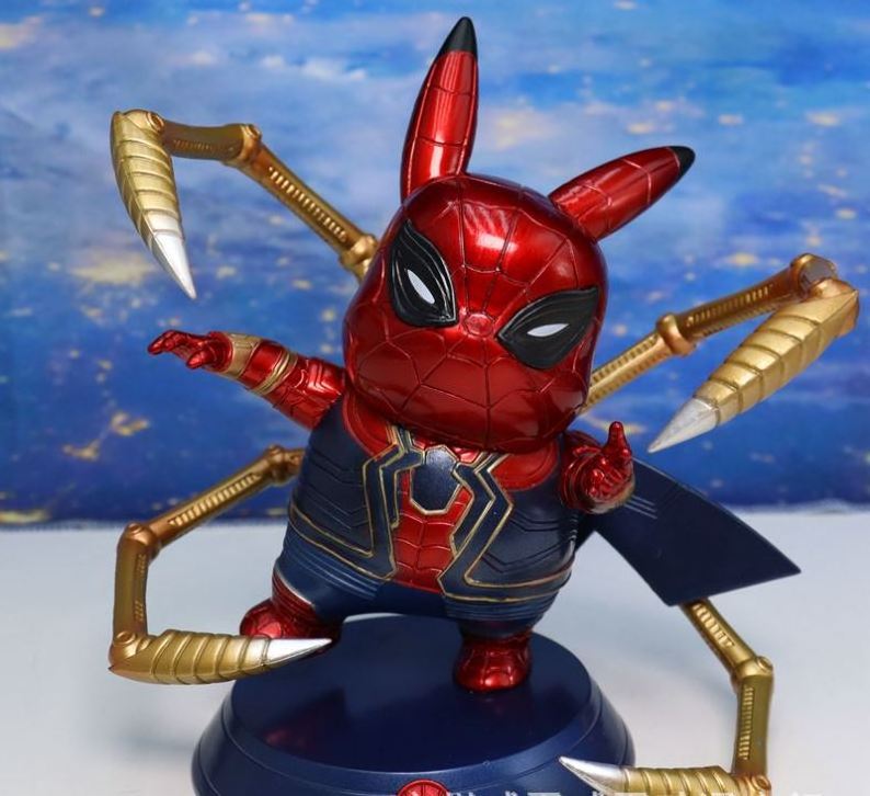 COS Pikachu Blind Box Animation Action Figure Toy Movie Anime Figures Super Hero Spiderman Action Figures Spider-man PVC Unisex