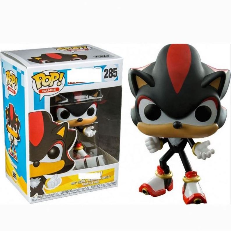 Fun-ko Pop Sonic Action Figure 283 Hedgehog Model Toys 10cm