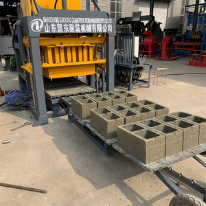 Kaidong QT4-15D Automatic Brick Making Machine hollow blocks machine Concrete brick making machinery