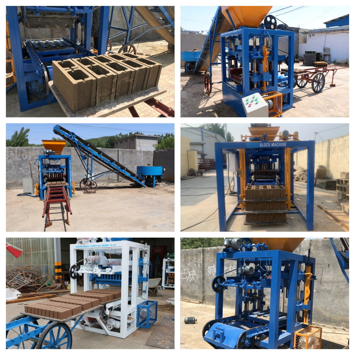 KAIDONG QT4-23A Eco-Friendly Profitable Interlocking Brick Machine Hollow Block Making Machine with Cement Raw Material