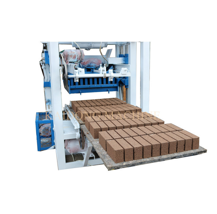 QT4-23A  Semi-automatic block making machine concrete hollow solid interlocking brick making machine