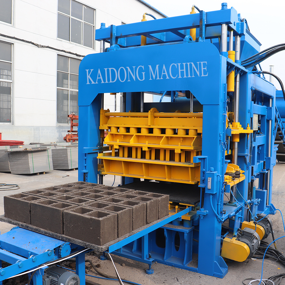 Kaiding Qt12-15 Brick Machine Making Automatic Concrete Block Molds for Sale Brick Making Machinery ivory coast