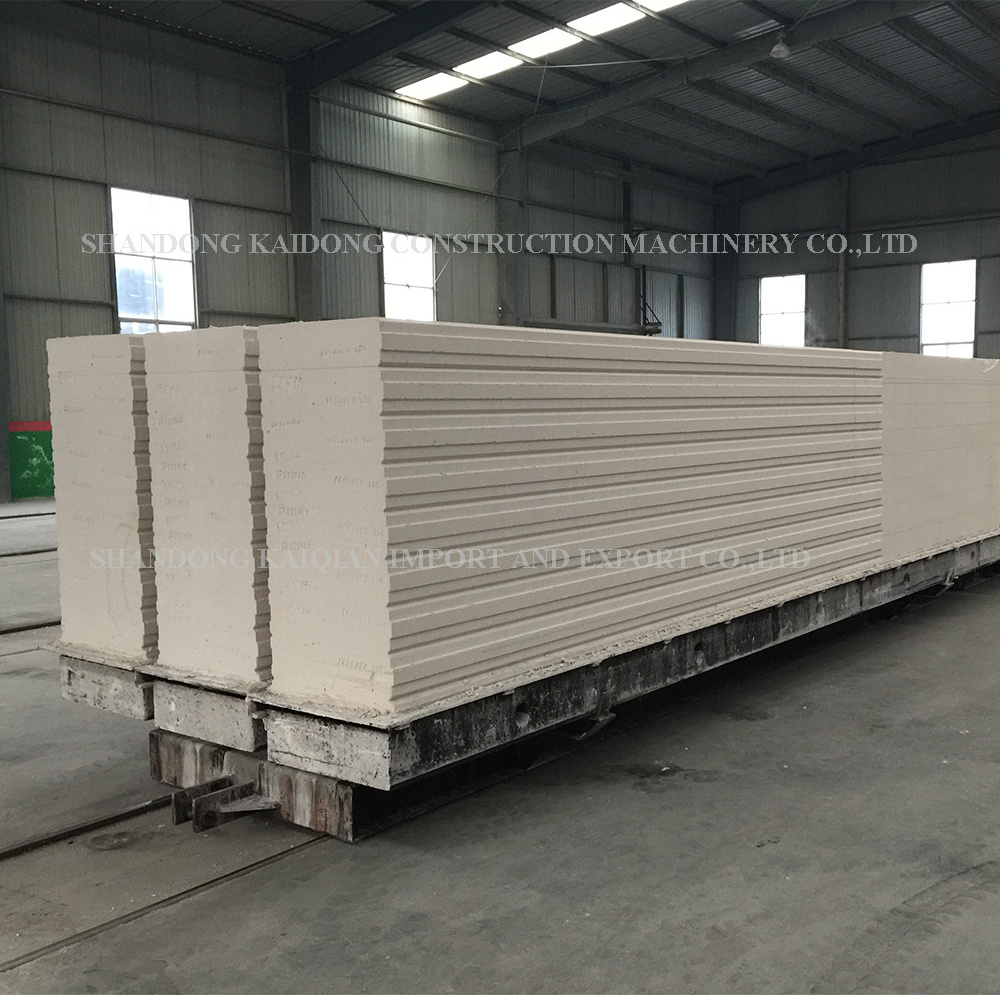 AAC panel 30000m3 per year small capacity AAC Light Weight Block Making Plant Autoclaved Aerated Concrete block machine line