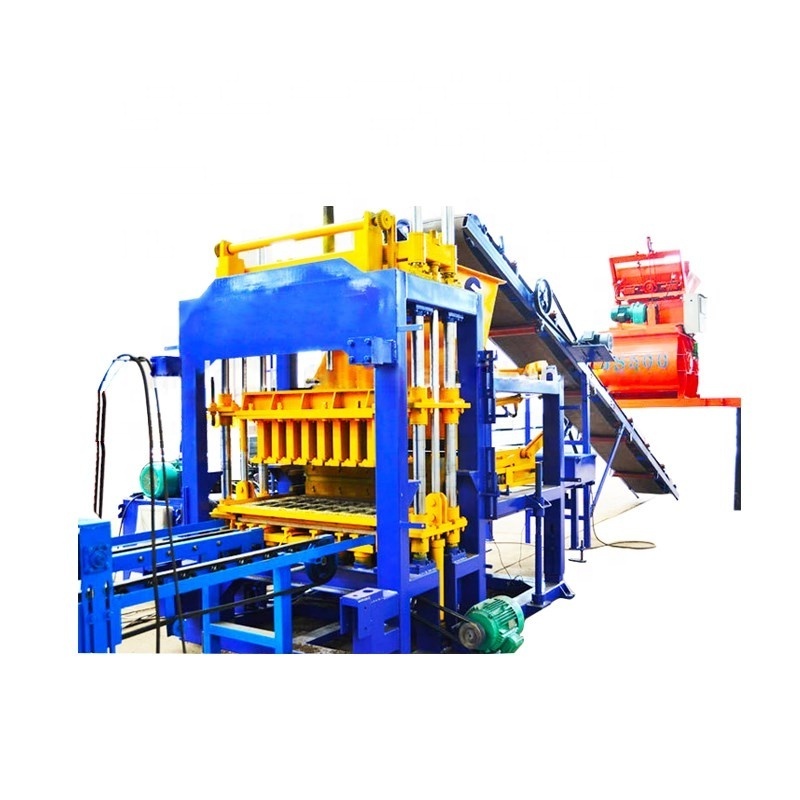 QT 5-15 automatic operation brick making machinery concrete block machine