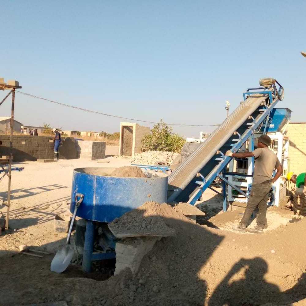 KAIDONG QT4-23A Eco-Friendly Profitable Interlocking Brick Machine Hollow Block Making Machine with Cement Raw Material