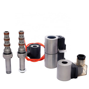 Hydraulic solenoid  valves, 4-way,3-position Cartridge Valves, Directing Acting threaded direction Valves SV08-47C