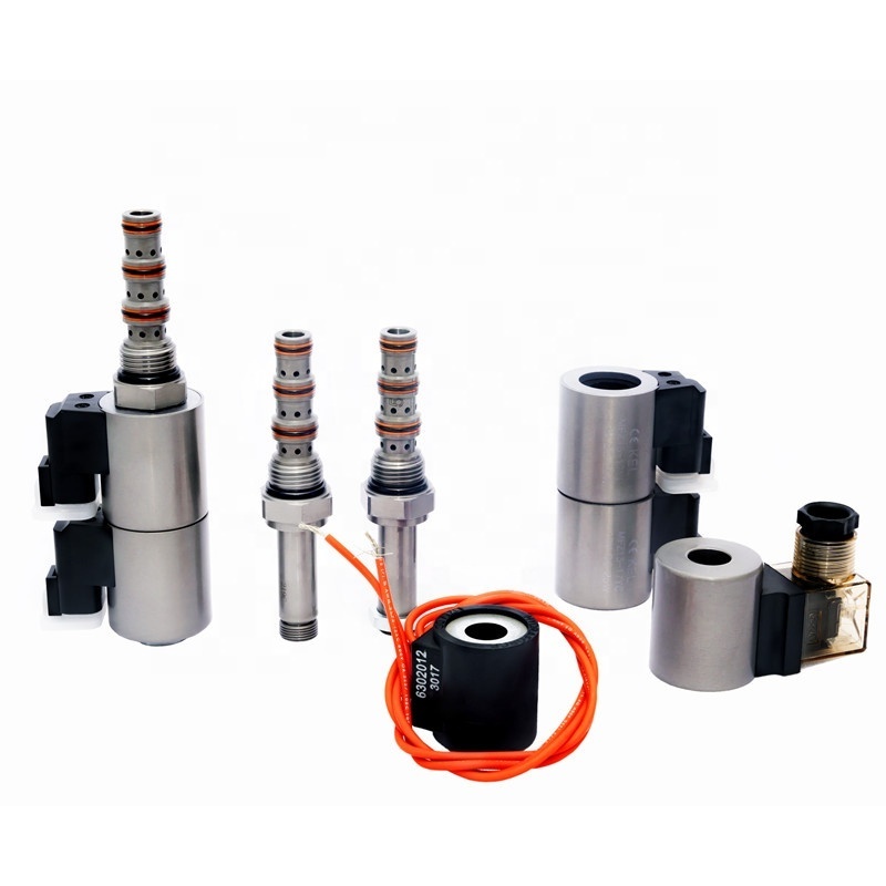 Hydraulic solenoid  valves, 4-way,3-position Cartridge Valves, Directing Acting threaded direction Valves SV08-47C