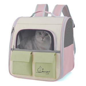 Hot Selling Pets Carrier Backpacks Large Capacity Cat Dogs Bag Outdoor Travel Pets Backpack