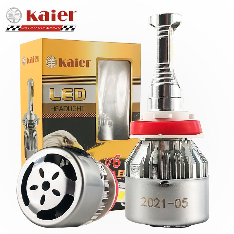 kaier LED Car Light  AUTO Car Headlight Bulbs V6  new led car led headlight high power led headlights