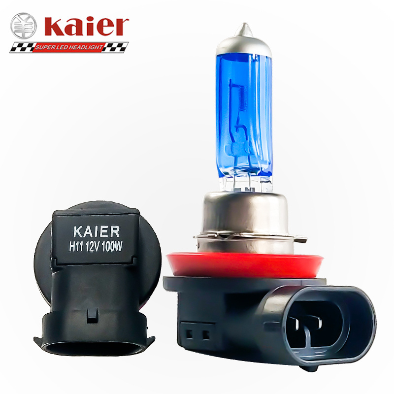 kaier Wholesale Hot Sale Super white C5 Blue Bulb 9006 Car Light White Series 5000k xenon halogen car bulbs