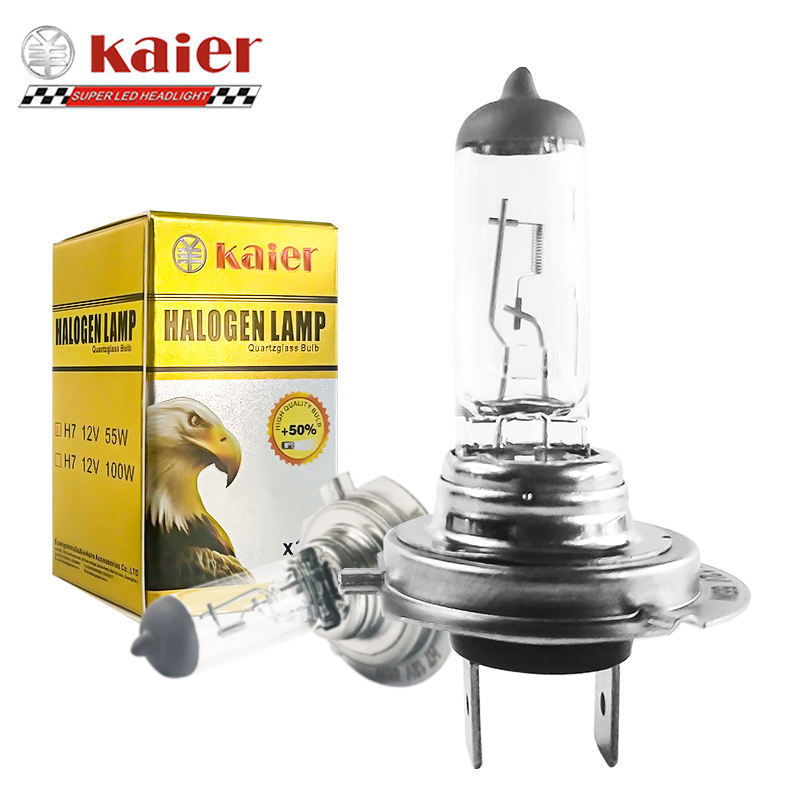 High Quality KAIER X1 car Halogen bulb factory Auto Light  Lamp  high power H7 H4 H1 H11  clear Xenon Headlight  Bulb