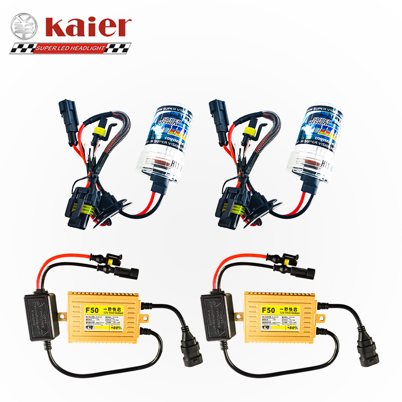 kaier hid xenon bulbs  d1 d2 h4 h7 h11 55w 5000lm 6000k headlight xenon lamp LED HAED LAMP car Headlights