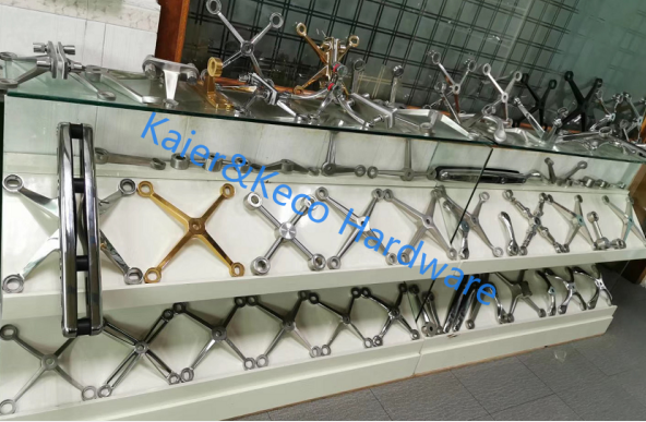 Hot Sale Stainless Steel Frameless Wall 316 304 Fittings Glass Spider