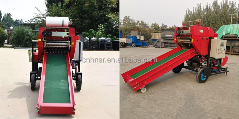 Silage pine straw packing machine round baler for sale balers