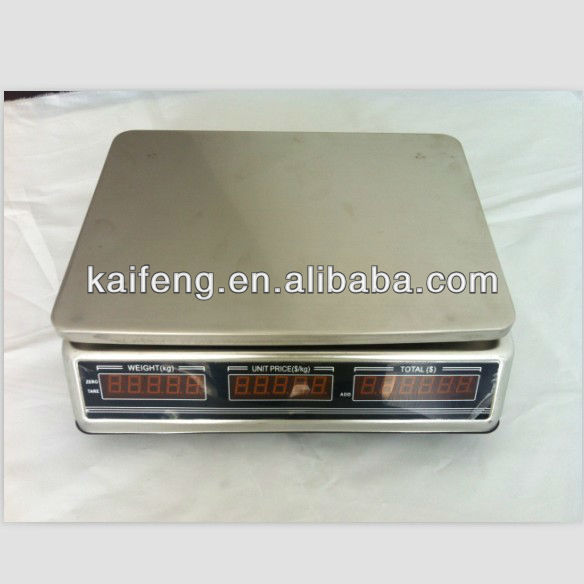 Precision stainless electronic weighing scale manufacturer 30kg 40kg/5G ACS-768