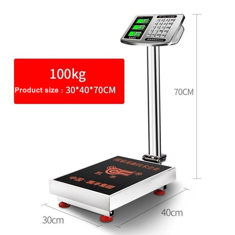 Tcs electronic price platform scale manual waterproof digital platform weighing scale 300kg