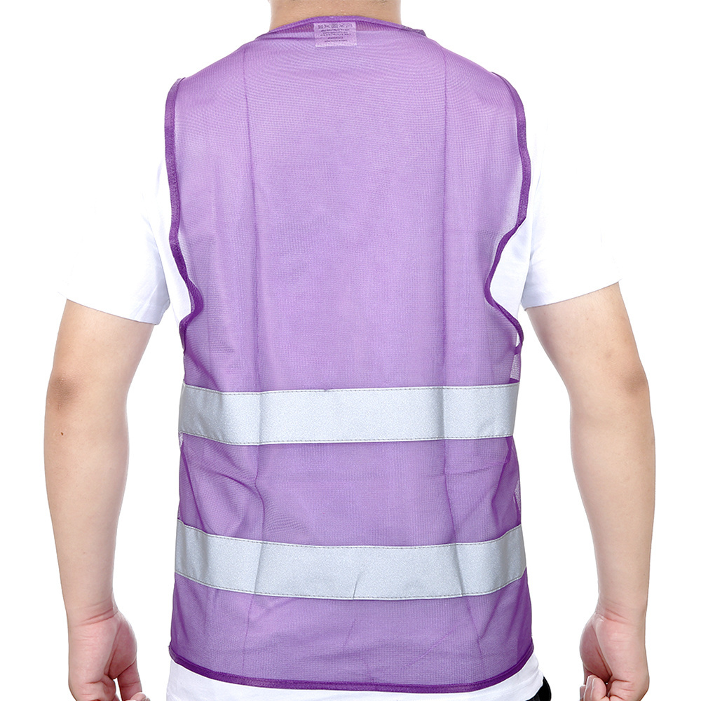 Cheap wholesale adjustable high visibility reflective vest safety protective gear