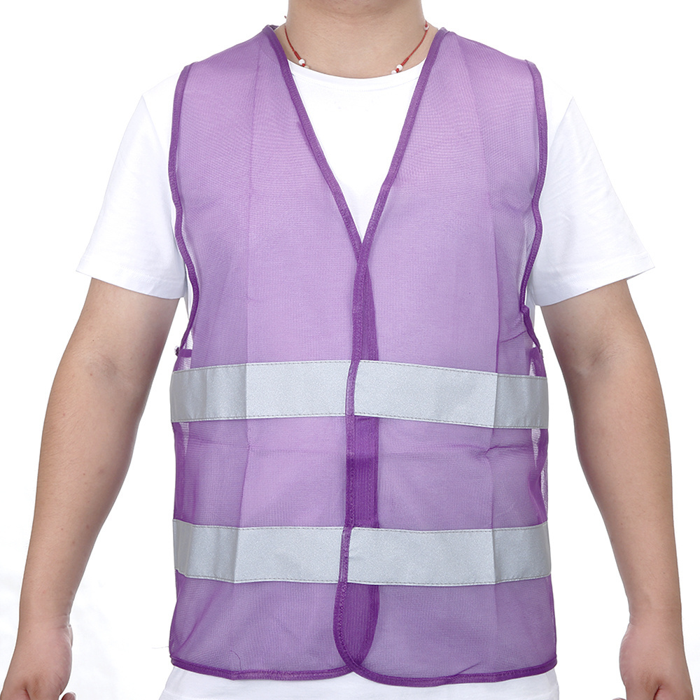 Cheap wholesale adjustable high visibility reflective vest safety protective gear