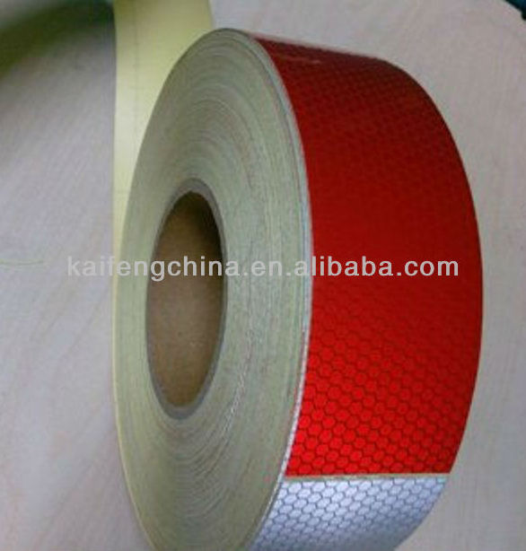 Custom Size Red White DOT C2 Conspicuity Truck Adhesive Dots Vehicle reflective tape