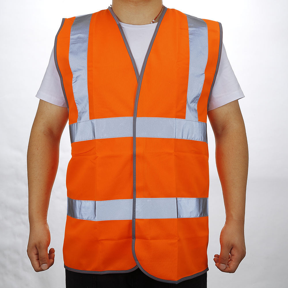 Top selling high visibility neon green orange safety reflective vest