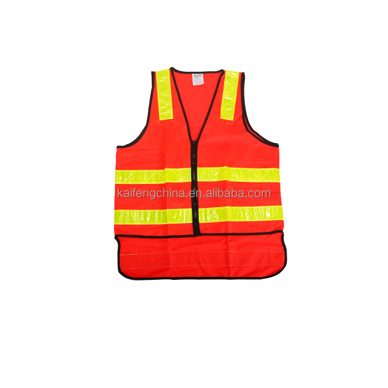 Manufacturer New Desig Hi vis safety vest for women with reflective stripes in EN471 Class 2