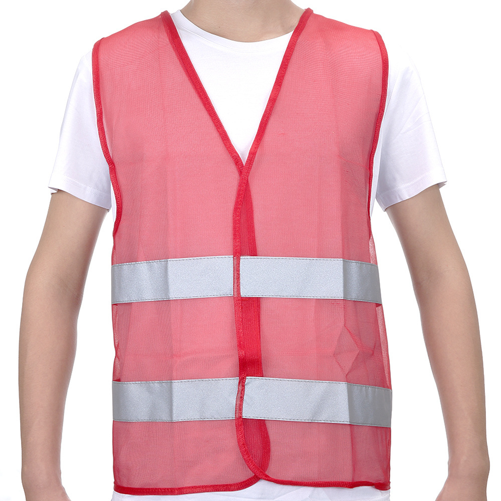 Cheap wholesale adjustable high visibility reflective vest safety protective gear