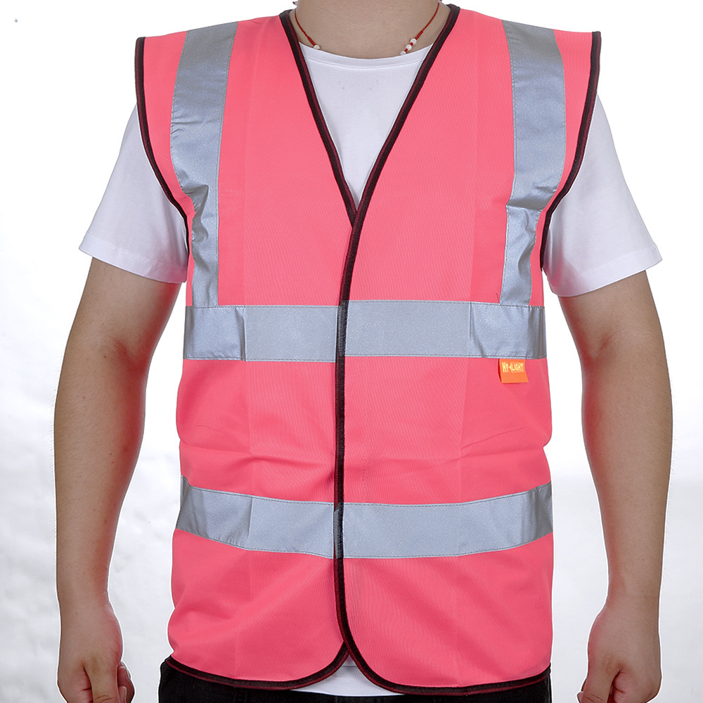 Custom Logo road reflex mens reflective orange safety vest with logo