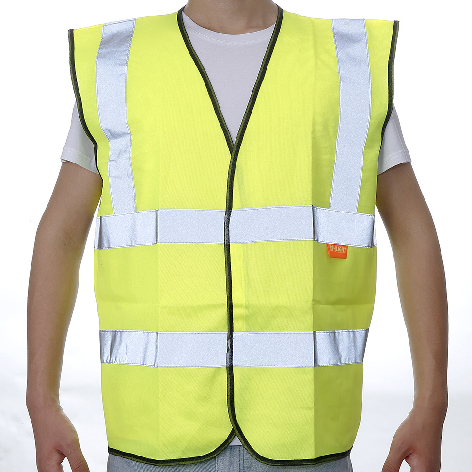 Custom Logo road reflex mens reflective orange safety vest with logo