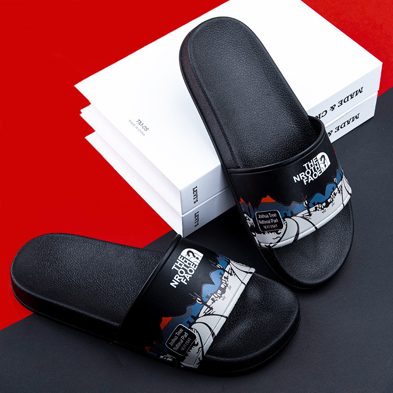 OEM Custom Logo Black Slides Footwear Sandal PVC Slippers Men Plain Blank Slippers Slide Sandal