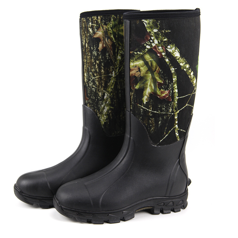 Factory Directly provide neoprene rubber hunting hiking fishing riding boots men