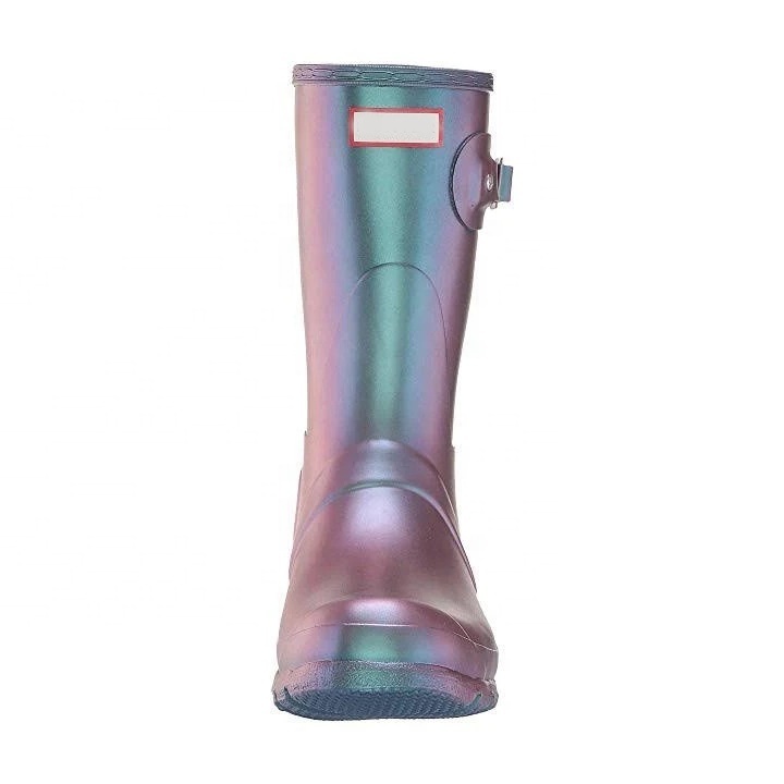 Wellington high women waterproof thigh high latex rubber rain boot for lady