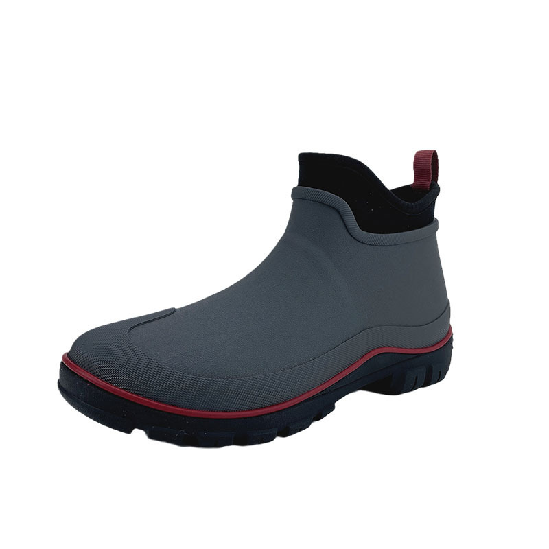 Unisex Waterproof Garden Shoes Women Rain Boots Men Car Wash Footwear Men's Rubber Garden Shoes