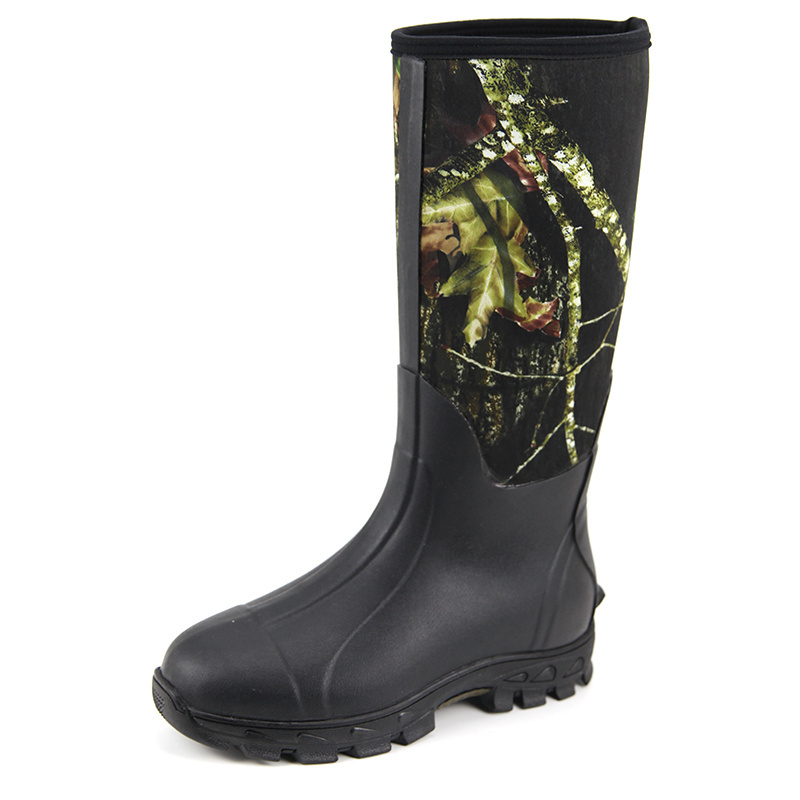 Factory Directly provide neoprene rubber hunting hiking fishing riding boots men